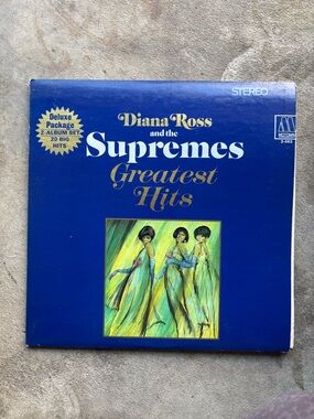Diana Ross & The Supremes Greatest Hits Vinyl - Blue Cover
